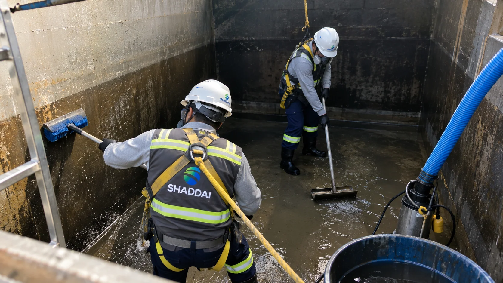Limpieza de tanques y cisternas de agua
